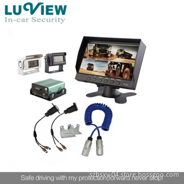 4 Channel Built-in 3G GPS Mobile DVR System for Truck Security